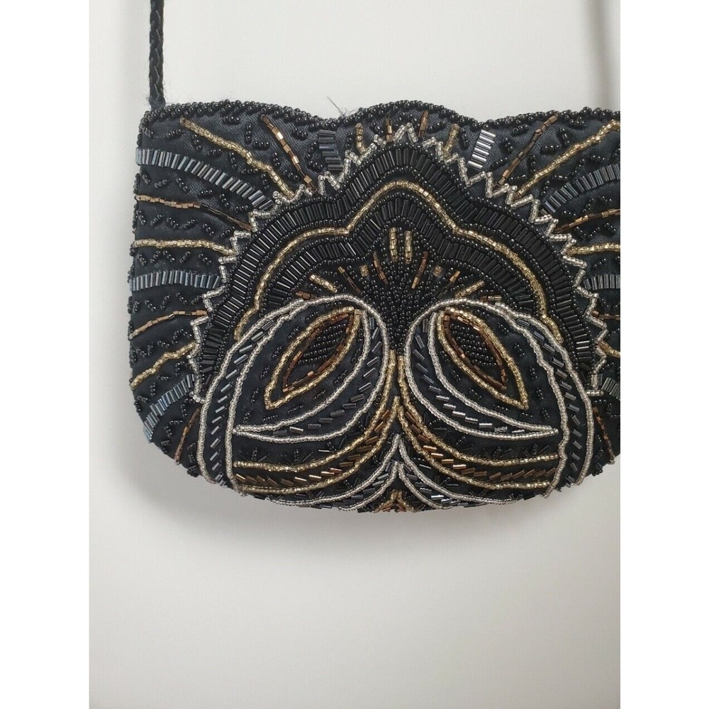 Carla Marchi Sequined Rope Type Crossbody